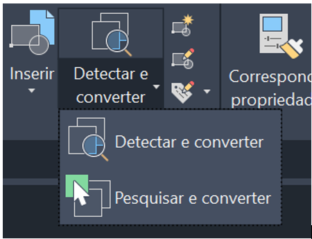 Blocos inteligentes: pesquisar e converter