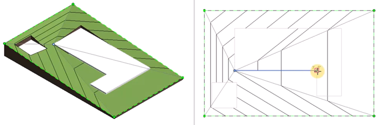 Figura 5 – Edição da forma da topografia