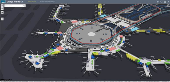 BIM e GIS: SFO's GeoEye 3D viewer